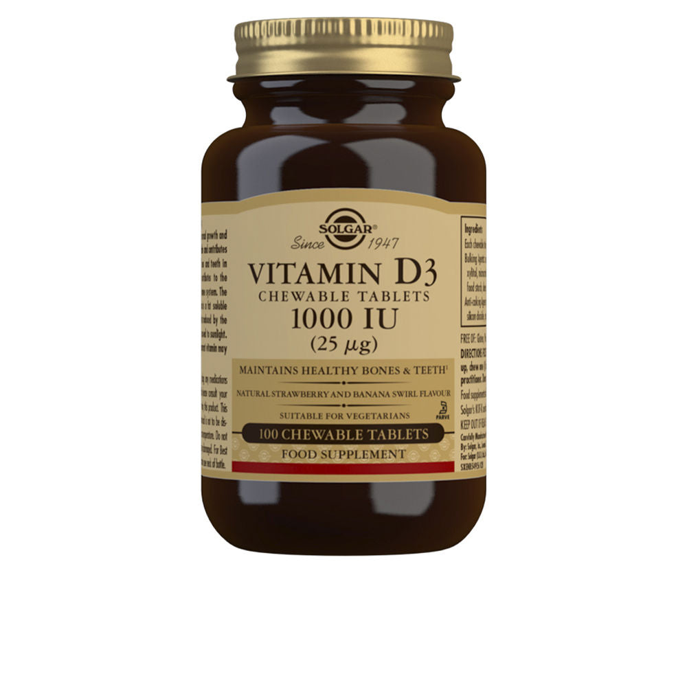 VITAMIN D3 1000 IU 25 µg chewable tablets 100 u-0